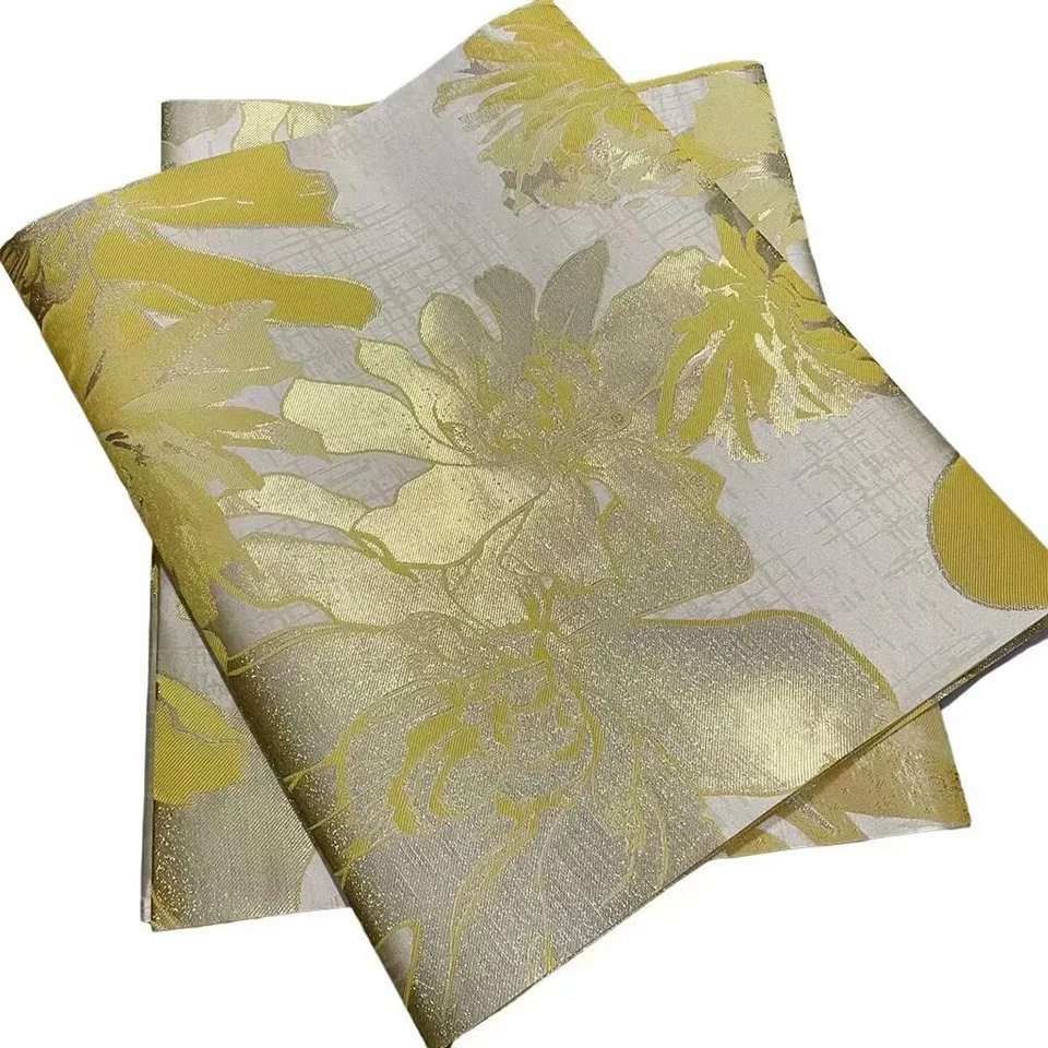 

2pcs Traditional Sego Gele Headtie, 2.5 Yards African Head Wrap Fabric for Wedding, Party and Special Occasions TXH-17-8