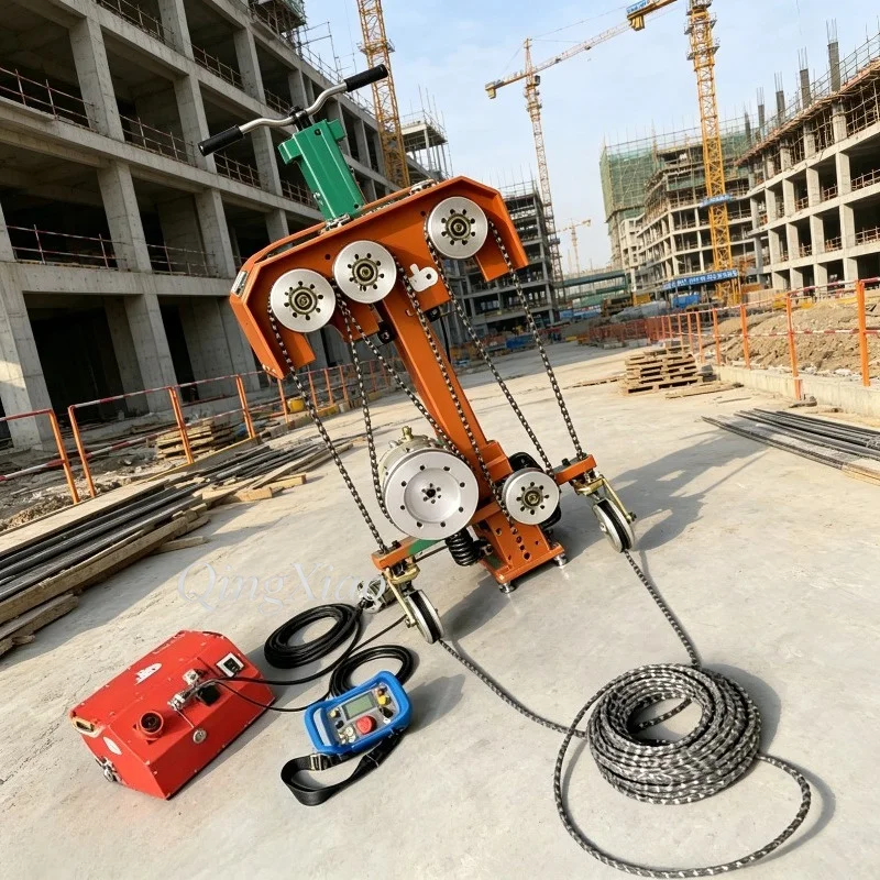 Customized Portable Hydraulic Diamond Wire Saw Efficient Concrete Sawing Compact Lightweight Frame For Demolition Renovation Use
