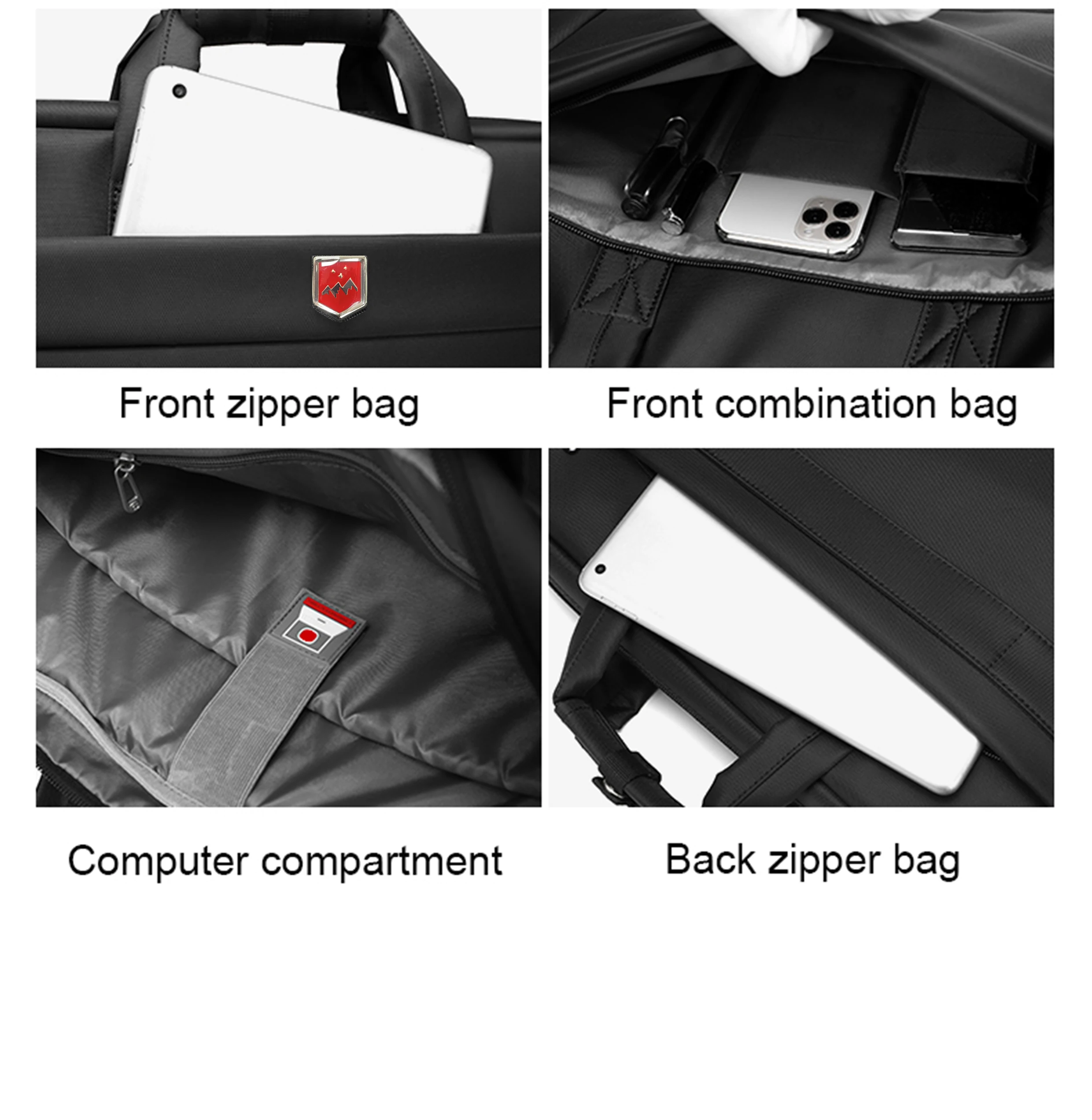 Waterproof Business Laptop Briefcase men Computers Handbags for Men Large Capacity Casual Travel Messenger Single Shoulder Bag