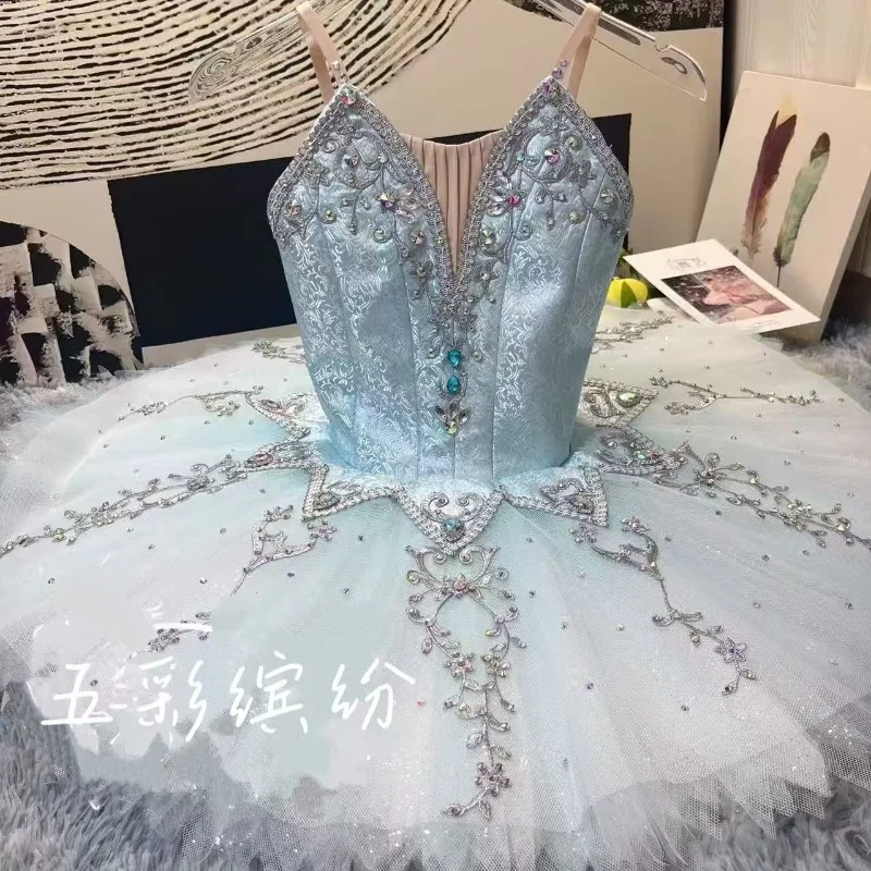 Ins Handmade Kids Fire Ballet Children's Adult Professional Tu Tu Dress Flower Girls Wedding Party Dress Kids Boutique Clothes