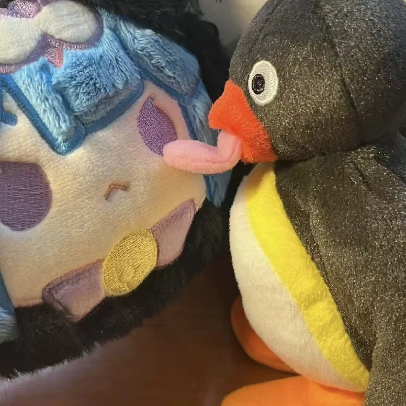 15cm Funny Tongue-Out Pingu Penguin Plush, Cute Soft Stuffed Animal Toy, Creative Prank Gift for Kids Adults Fans - view 4