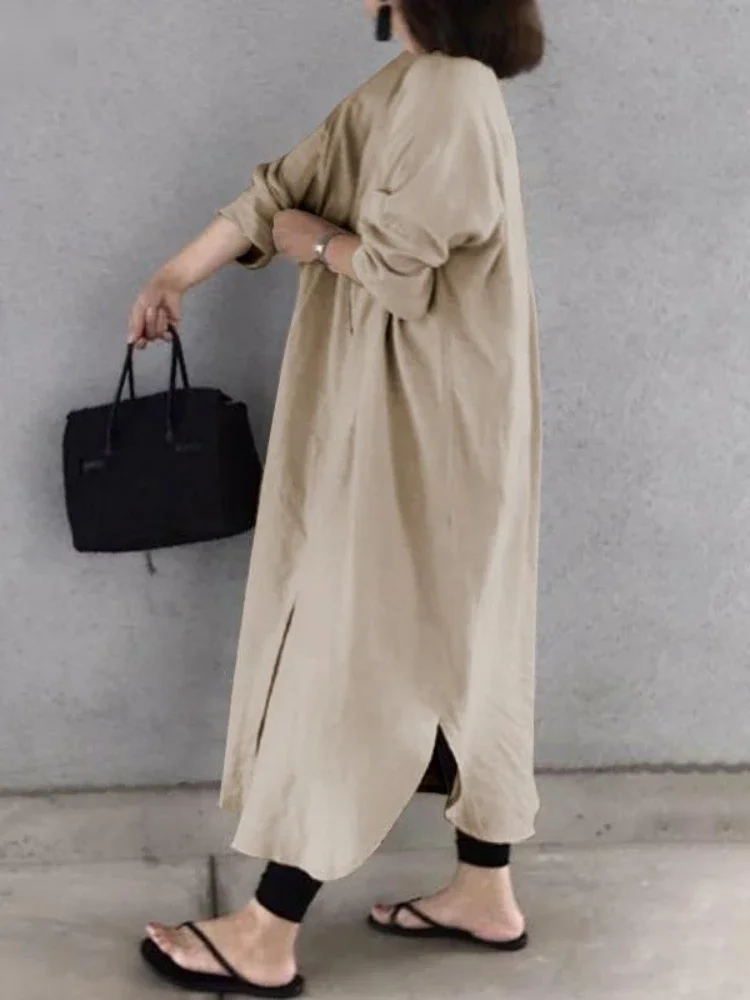 Ramadan Eid Muslim Women Dress Split Long Tops Mubarak Abaya Dubai Turkey Arabic Jalabiya Prayer Hijab Dress Robe Kaftan Islam