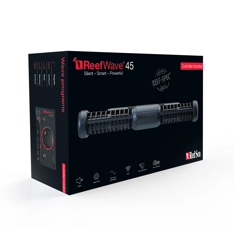 

Red Sea ReefWAVE 25/45 Remote WIFI Controlled Wave Aquarium Pump Eco-Friendly Modern Square Plastic For Saltwater Reef