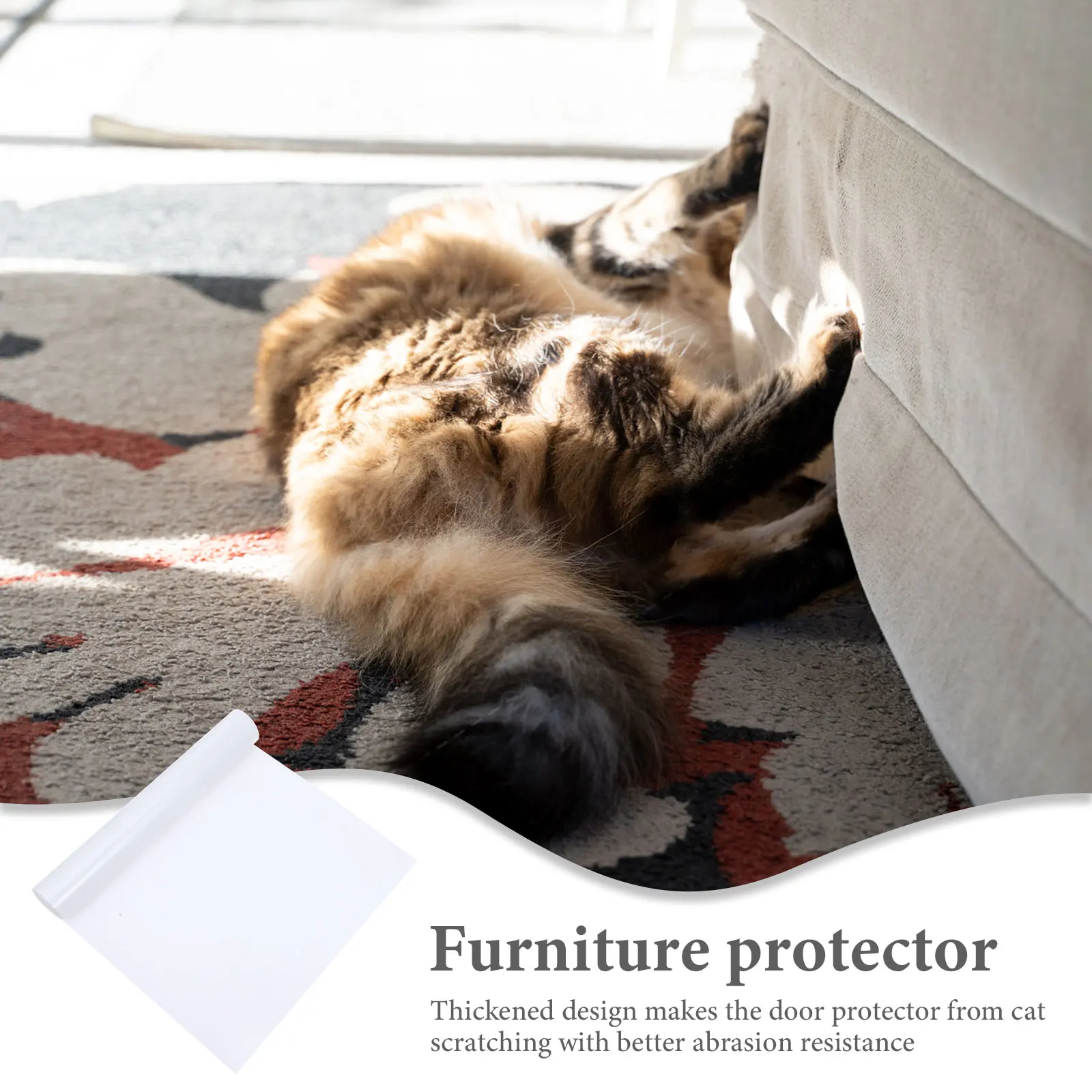 

Cat Couch Scratcher Protective Film Protector Sofa Protectors Self-adhesive Pvc