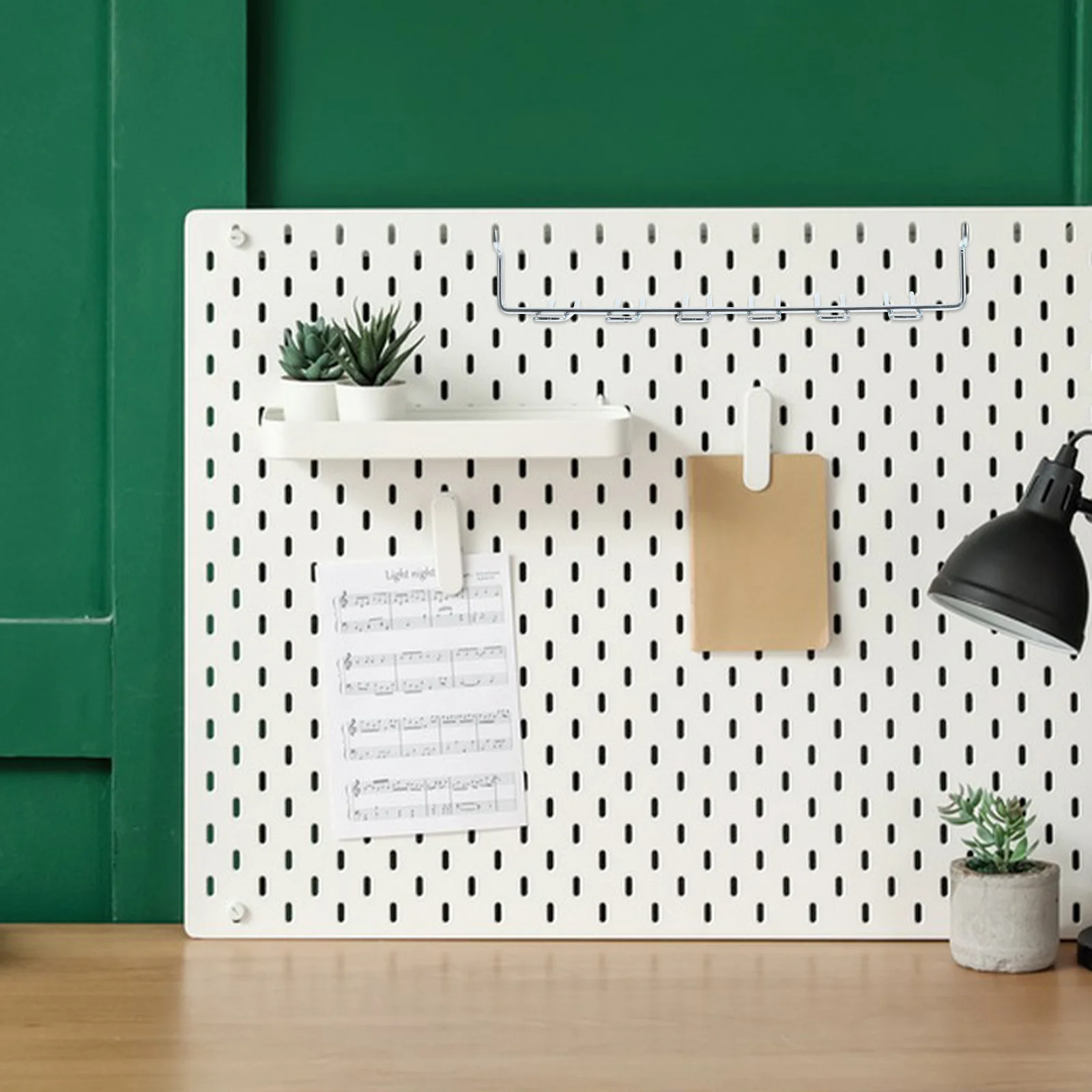 

2pcs Storage Hooks Heavy Duty Wall Organizer Metal Pegboard Holder Garage Tool Hanger Kitchen Utility Iron Spacesaving