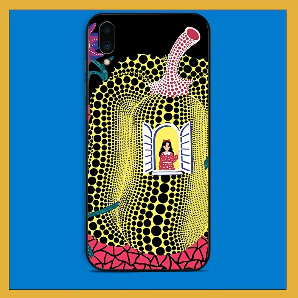 Kusama Yayoi Art Phone Case For Huawei Y9 6 7 5 Prime Enjoy 7s 7 8 Plus 7a 9e 9plus 8E Lite Psmart Shell