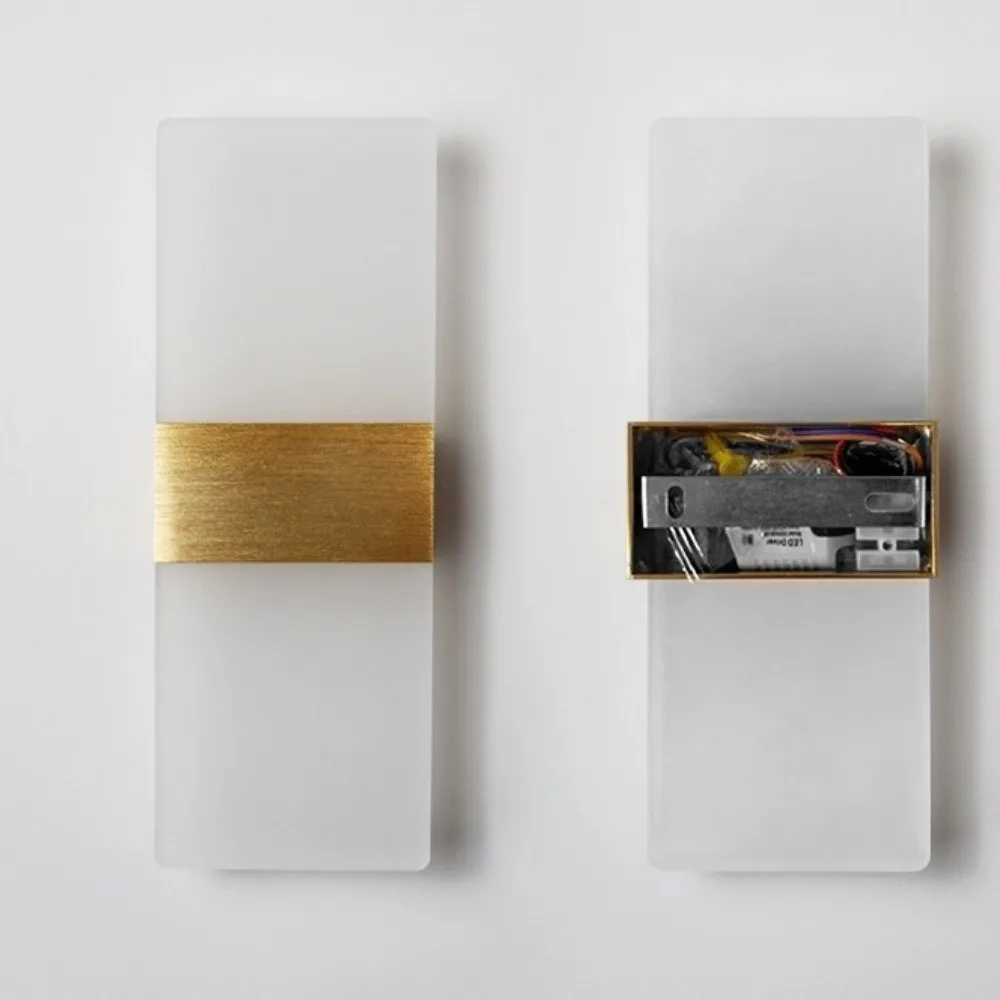 Acrylic Material LED Wall Lamp Simple Design AC 220V Wall Sconce Lamp 6W Night Lights Indoor Wall Light Balcony Lighting