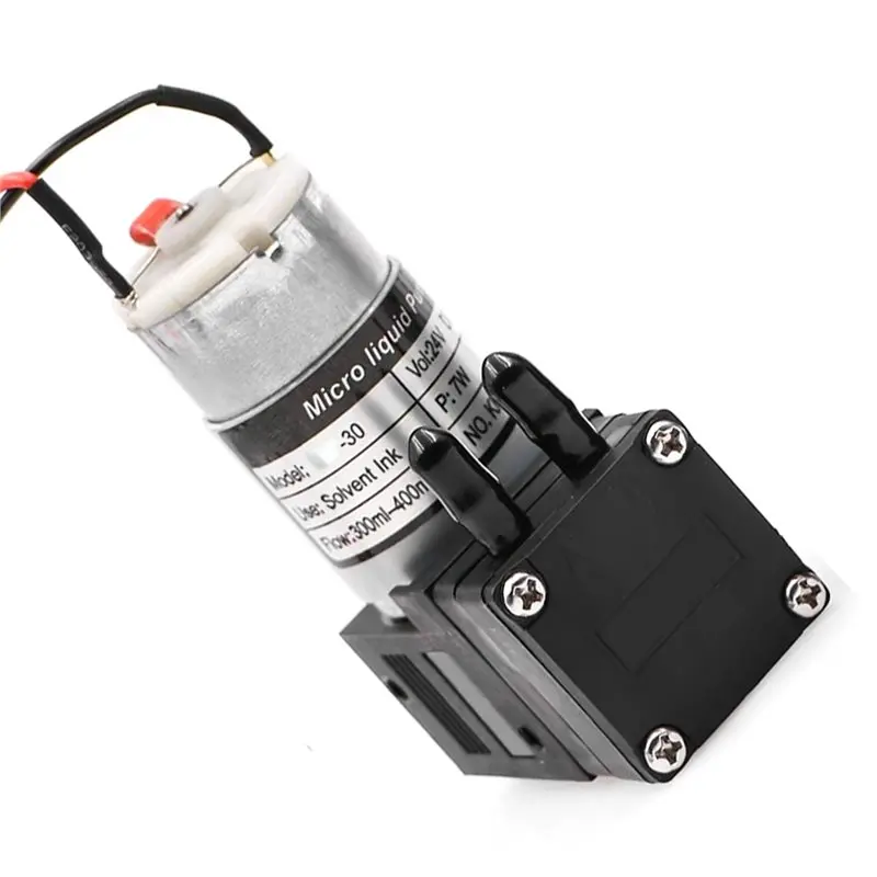 AT82-KHF-30 7W DC 24V For Allwin Seiko Vista Inkjet Printer Parts Big Solvent Ink Pump Micro Liquid Pump 300-400Ml/Min