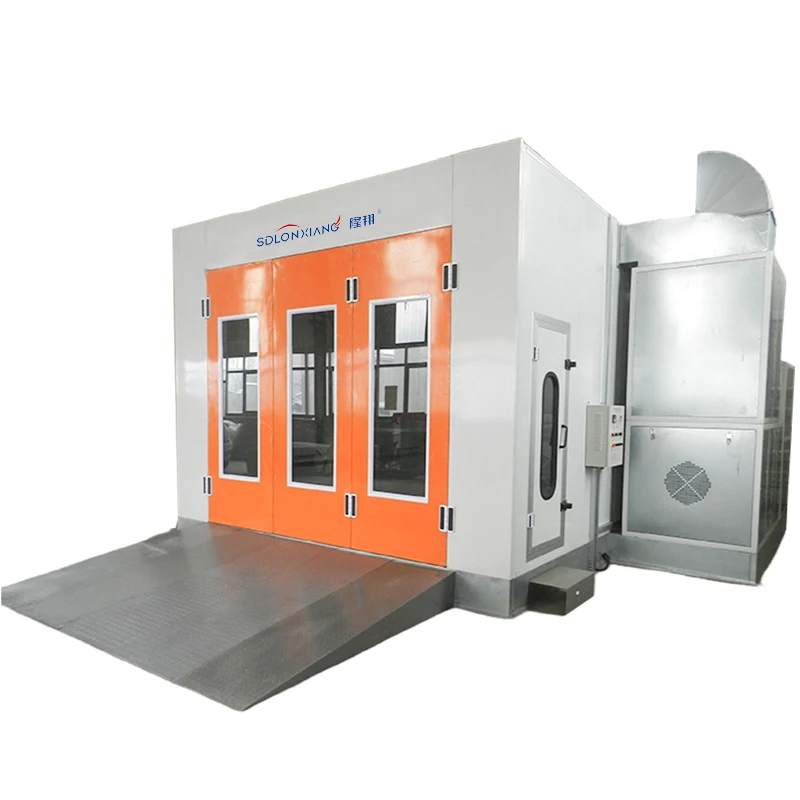 Auto Paint Booth Standard Type LED Lighting Car Painting Room With Electric Heating Diesel Burner For Baking Spray Booths