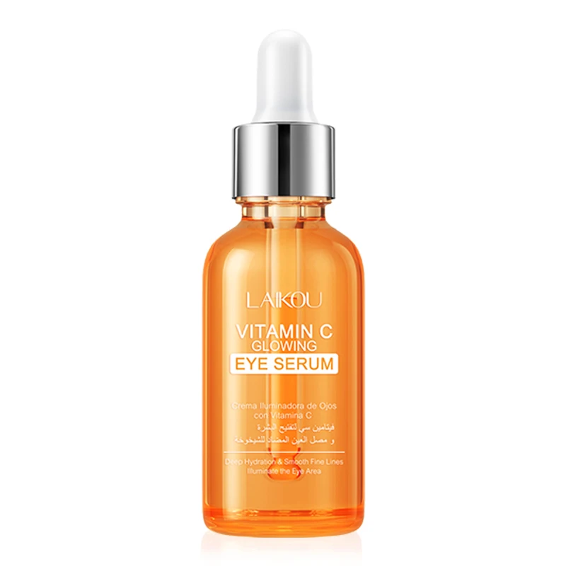 

Vitamin C Remove Dark Circles Eye Serum Anti-Wrinkle Fade Fine Line Anti Eye Bag Puffiness Essence Anti-Aging Lift Firm Eye Care