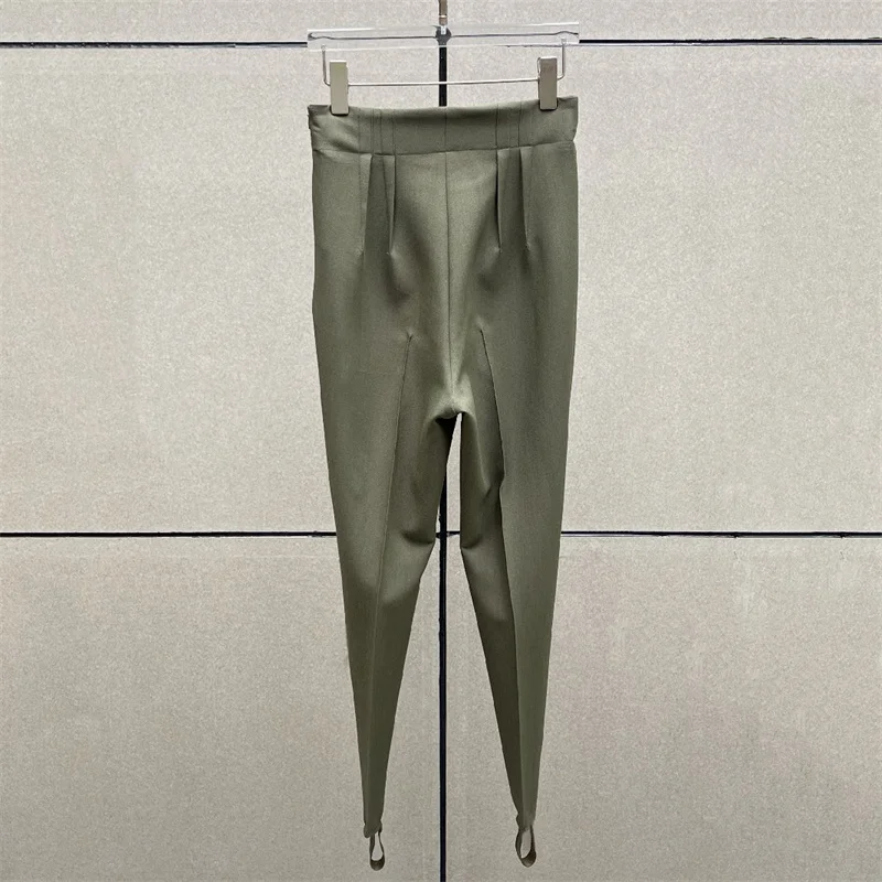 women's leggings New high waisted slim fit pencil pants for autumn 2026 Casual women's pants stirrup pants yoga pants trousers