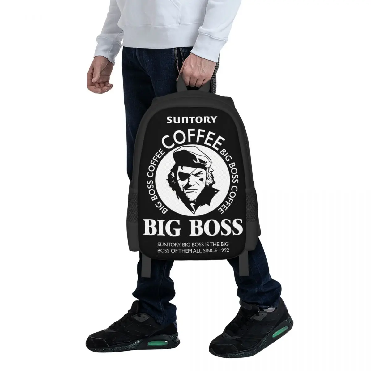 

Suntory Big Boss Student Backpack School Bag Hiking Travel Daypack for Boys Girls Fashion Bookbag Shoulder Bags
