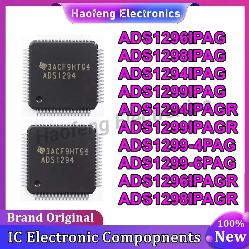 

ADS1294IPAG ADS1296IPAG ADS1298IPAG ADS1299IPAG ADS1294IPAGR ADS1299IPAGR ADS1299-4PAG ADS1299-6PAG ADS1296IPAGR ADS1298IPAGR