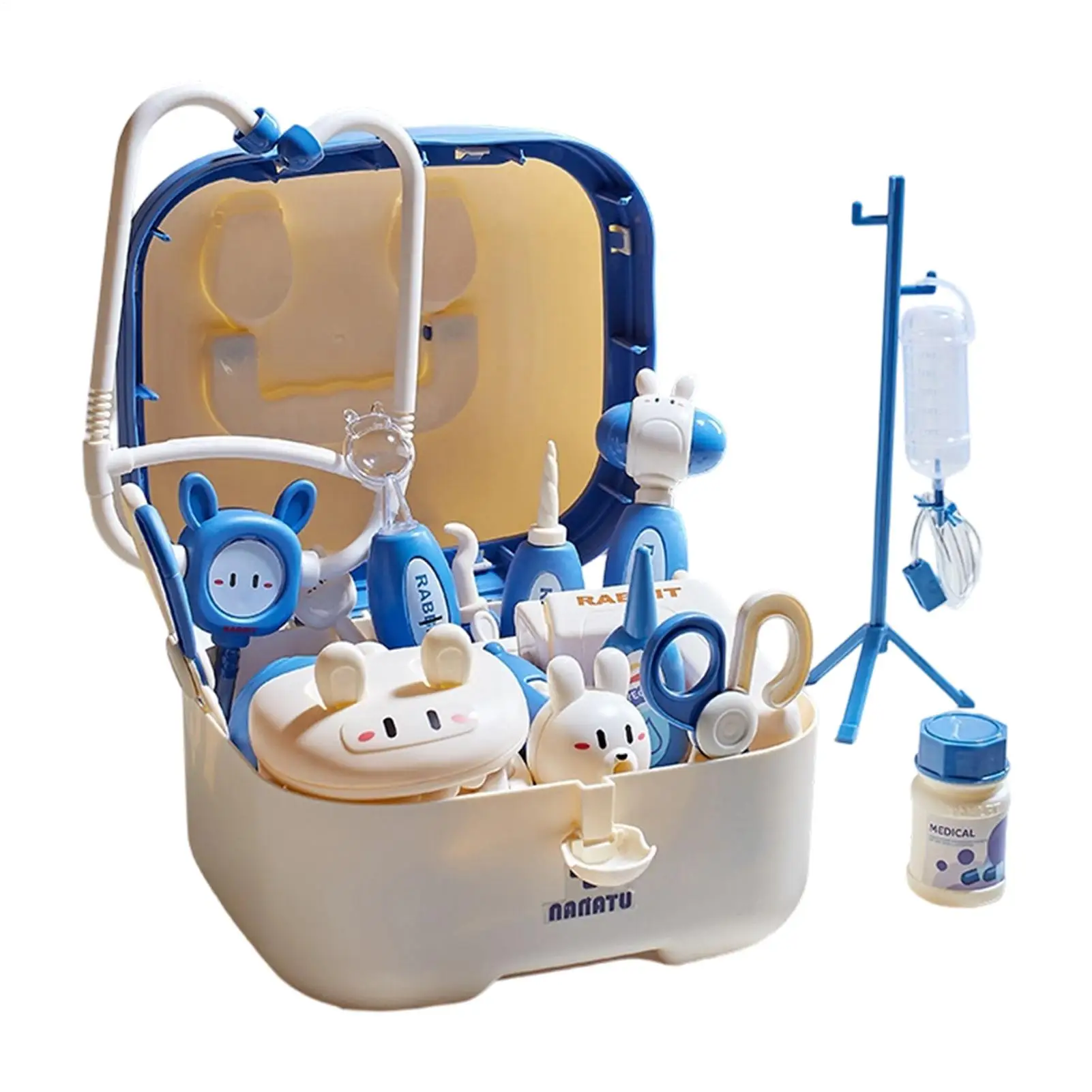 

Игровой набор доктора для детей: больница с эффектами звука и света, для мальчиков и девочек, для дома, дошкольных учреждений и вечеринок