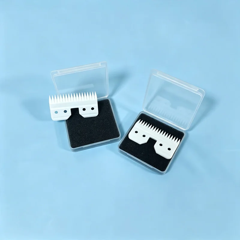 18‑TOOTH FAST‑FEED CERAMIC REPLACEMENT BLADE HEAD SPARE PARTS COMPATIBLE WITH OSTER FAST‑FEED A5 HAIR CLIPPER