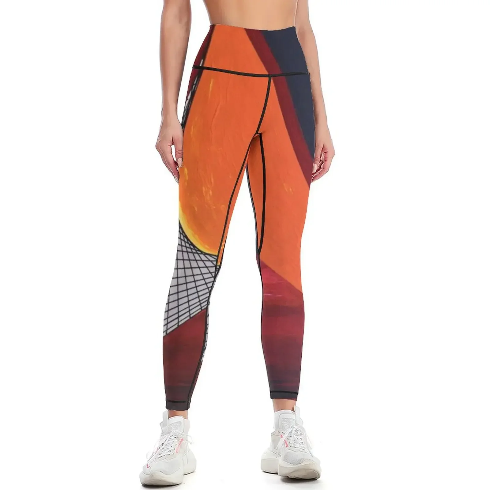 

Triangle Web Sunrise Leggings sports woman gym sport legging gym top Pants sport Womens Leggings