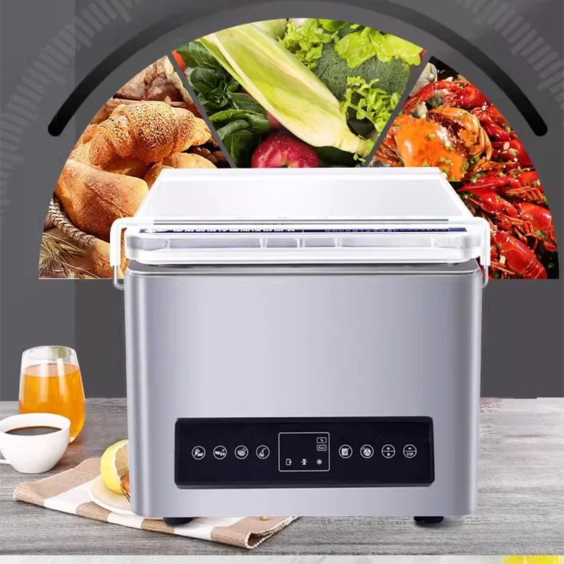 HVC-210T/1D Chamber Vacuum Sealer with Industrial Oil Pump. Great for Portioning, Meal Prep, Restaurants, Catering, Food Trucks