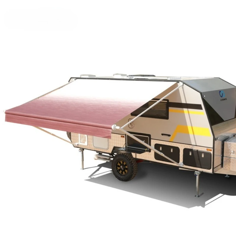 Toldo retrátil para carro, barraca lateral RV Toldo para barraca de carro