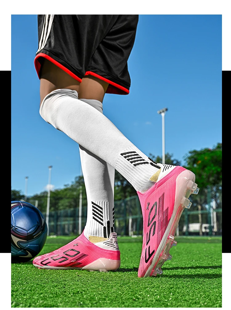 Neue Herren-Fußballschuhe Rutschfeste Sneakers Trainingsschuhe Bestseller Fußballstiefel Leichte Hochwertige Rasenplatzschuhe Mittelhohe Outdoor-Schuhe – Detail 7
