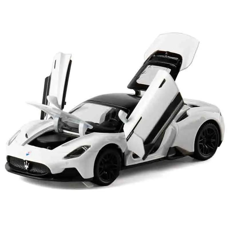 

1:24 Maserati MC20 спортивный автомобиль, высокая имитация литья под давлением автомобиля, модель автомобиля из металлического сплава, коллекция детских игрушек, подарки