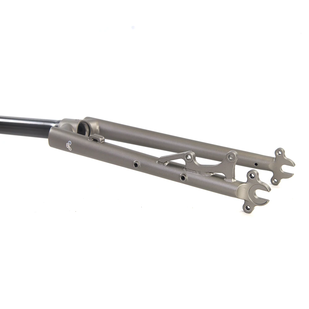 Road bike fork, Rim/Disc兼用、新品 SILVEROCK Chrome Steel Fork Disc Brake Rigid Fork 20
