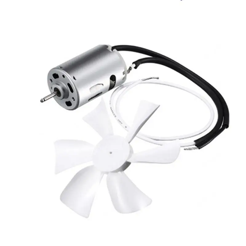 ABTJ-RV Vent Fan Replacement 6 Inches RV Exhaust Bathroom Ventilation Roof Ceiling Fan 12V D-Shaft Motor White Fan Blades