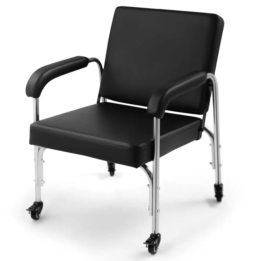 Adjustable Barber Chair with Shampoo and Reclining Features for Salon and Spa Use