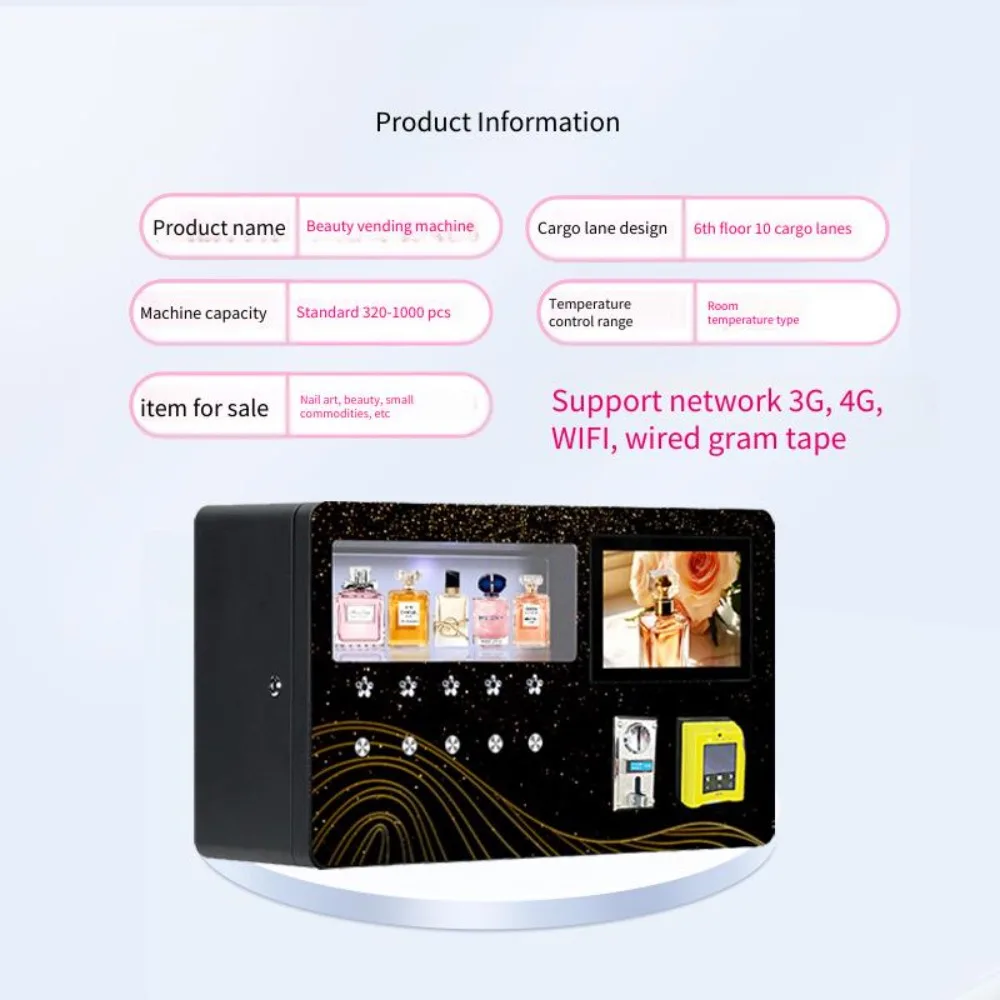 Brand-Exclusive Perfume Vending Machine, Self-Service Fragrance Selector with Card/QR Payment