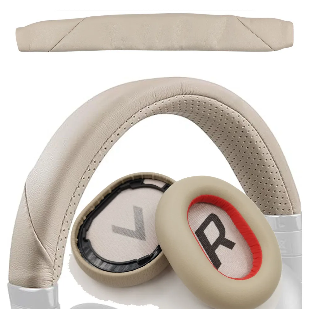 Łatwy w montażu zestaw opaski na głowę + nauszników do słuchawek Plantronics BackBeat Pro2, Voyager 8200 UC 8200UC, poduszka na pałąk i nauszniki — zdjęcie produktu 6