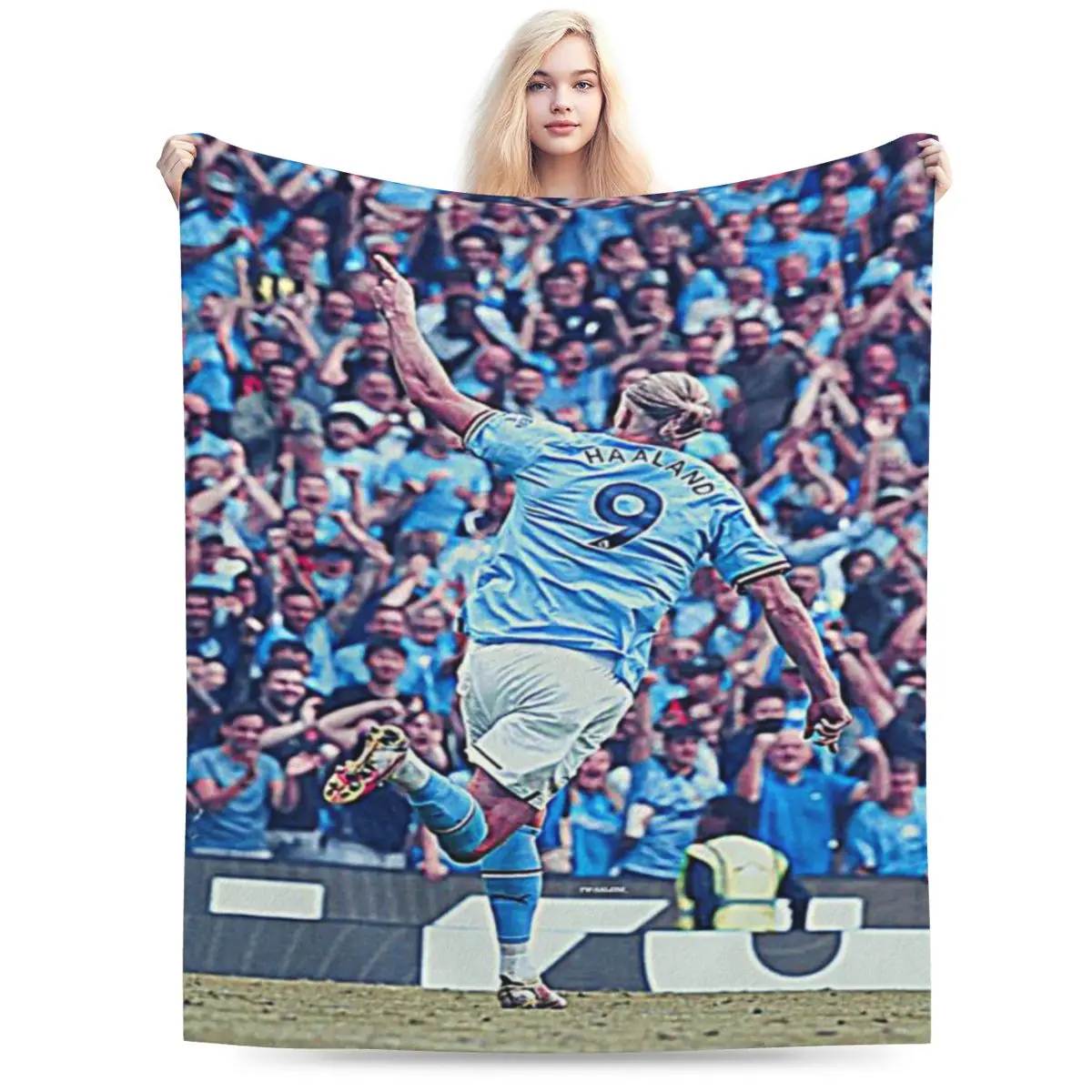 Ультрамягкое Флисовое одеяло Erling Haaland