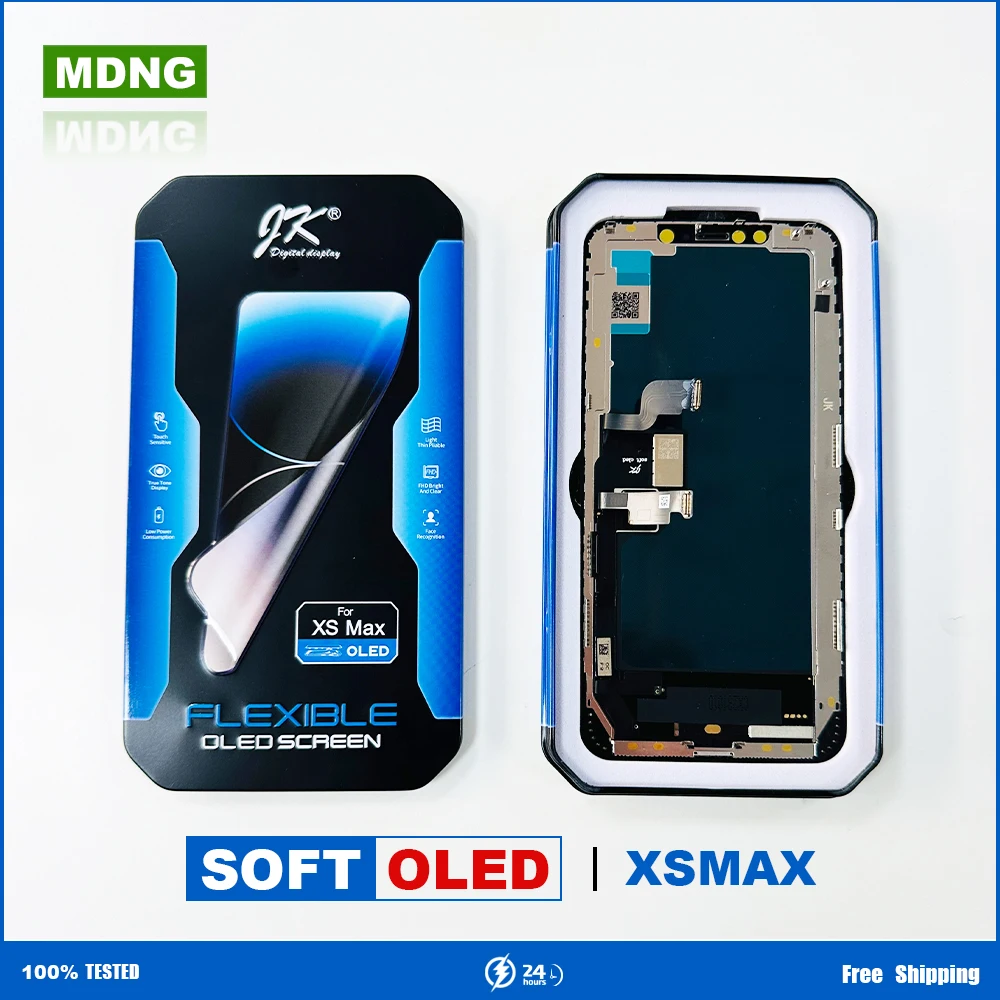 JK SOFT OLED For iPhone XsMax LCD Display Touch Screen Digitizer Replacement Parts No Dead Pixel