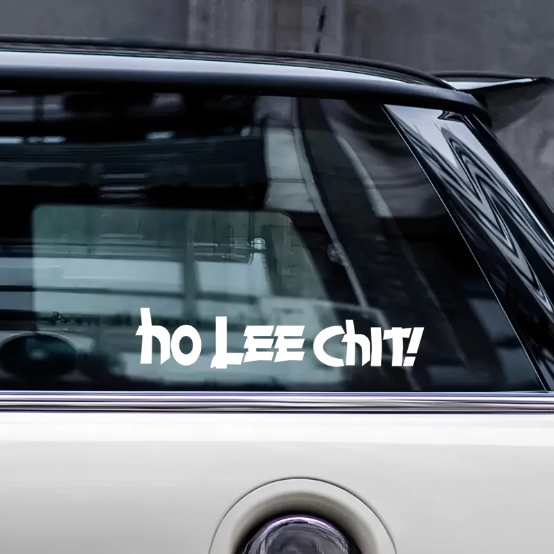 شارات "Ho Lee Chit" وملصقات ممتصة للصدمات ومبتكرة ومضحكة لمحبي الرسوم المتحركة، جودة عالية لسيارات الشاحنات والدراجات النارية وأجهزة الكمبيوتر المحمولة