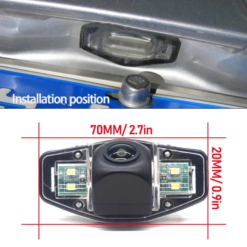 170 Degree AHD 1280x720P Rear Camera For Honda Accord 6 1997~2002 Accord 2008~2017 Civic 2012~2015 Pilot Acura Parking Reverse
