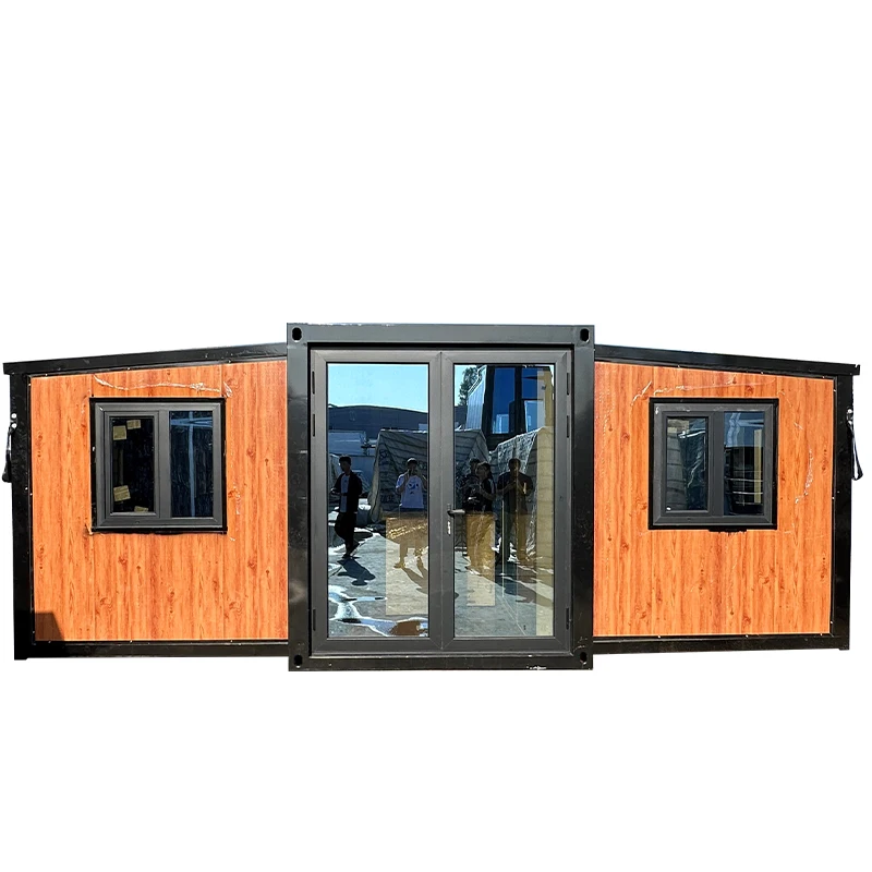 Quick Setup Expandable Folding Room 20ft Prefab Container Home Portable Camping Resort Suite Insulated Steel Frame Customized