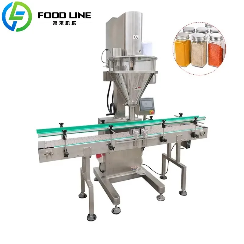 Granule Powder Auger Filler / Filling Machine Powder in Bottle / Weighted Powder Filling Machine