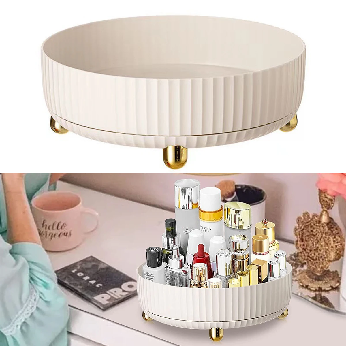 

1 Pcs Kitchen storage multi-function rotating rack seasoning seasoning rack seasoning box supplies home