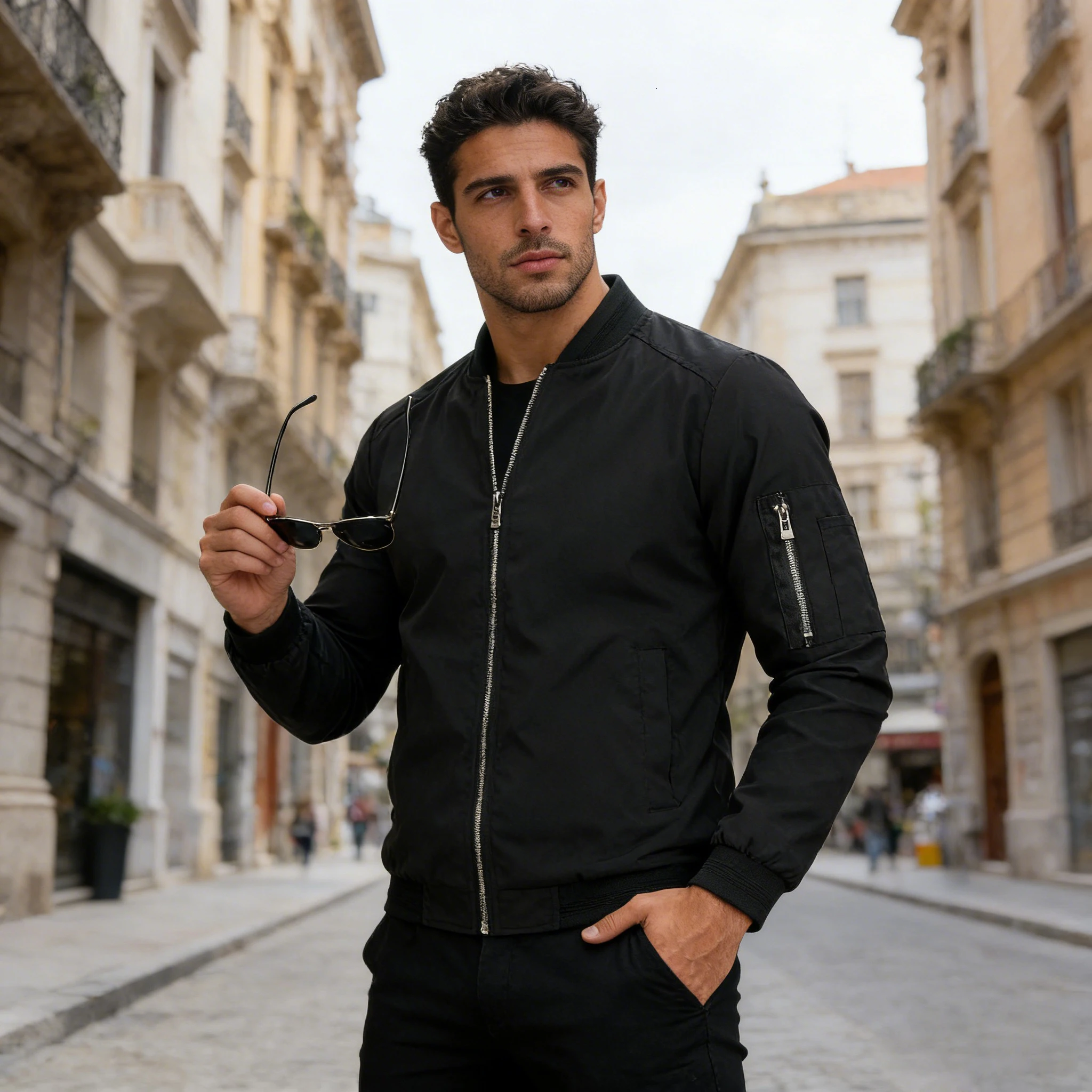 Maxulla Spring Men's Lightweight Bomber Jackets Casual Men Zipper Streetwear Jacket Men Golfwear Windbreaker Pilot Uniform Coats