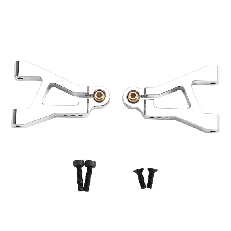 A04F-argent pour MJX 1/14 RC voiture mise à niveau avant inférieur bras oscillant Kit-modèles compatibles 14301/14302 14303 14304 accessoires