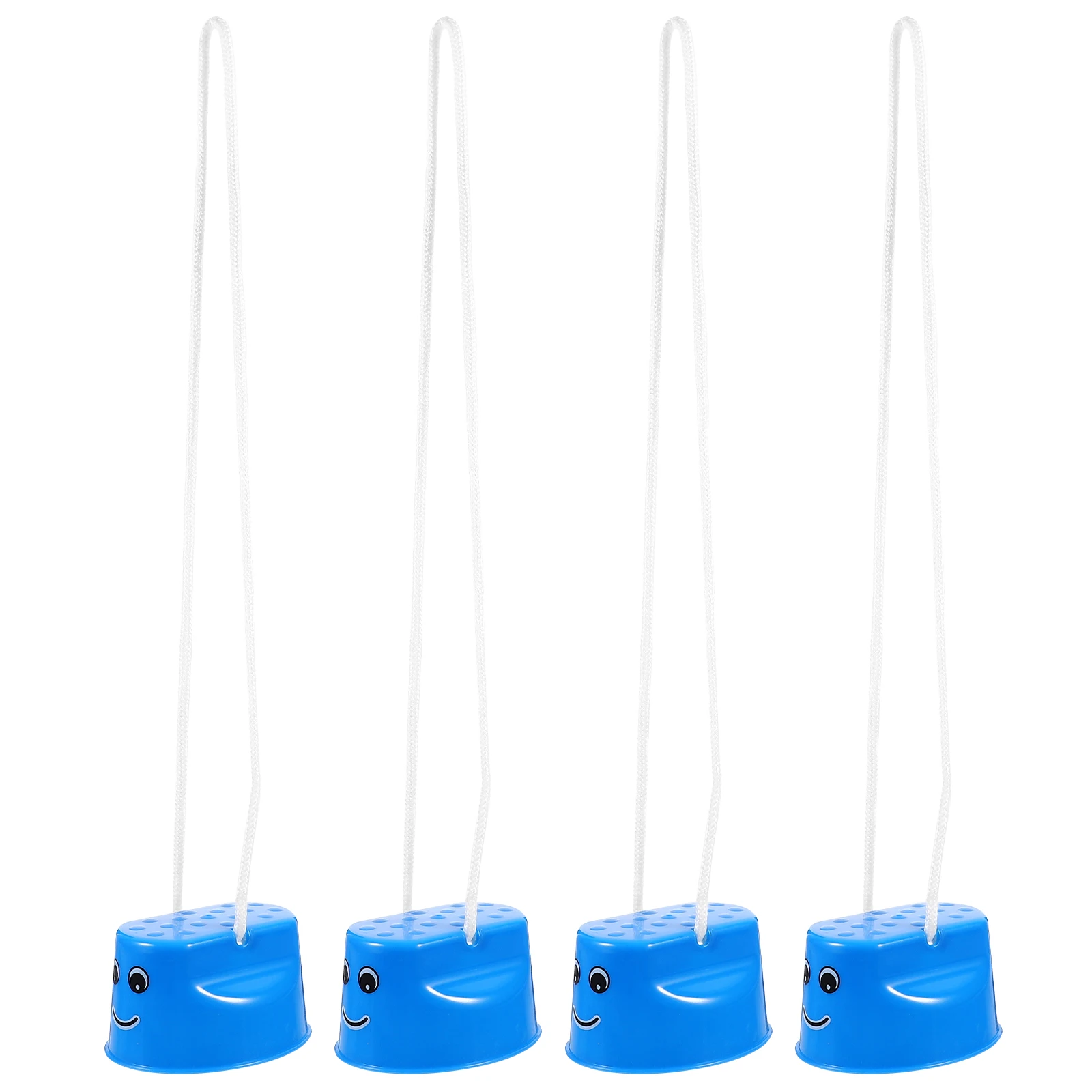 

4 Pcs Kids Stilts Toy Green Plastic Balance Training Parent Child Kindergarten Walker Outdoor Exercise