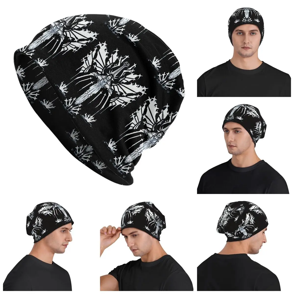Ultrakill Game Skullies Beanies Hats Warm Autumn Winter Outdoor Cap Knitted Bonnet Caps for Men Women Adult