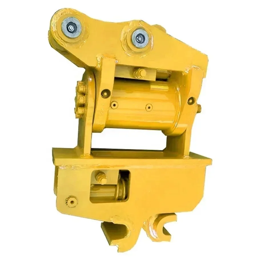 Tilt rotating quick coupler excavator hanging device