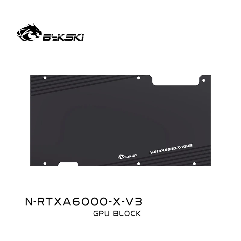 

Блок графического процессора Bykski N-RTXA6000-X-V3 для NVIDIA TESLA A40 80G/A100/Leadtek RTX A6000, видеокарта с водяным охлаждением/все металлический радиатор
