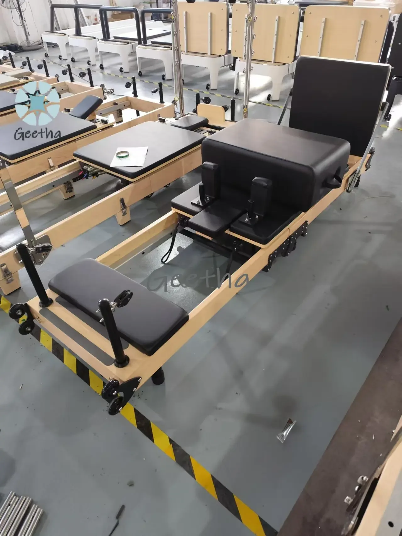 Pilates Reformer Foldable Foldable Pilates Reformer Oak Folding Pilates Reformer