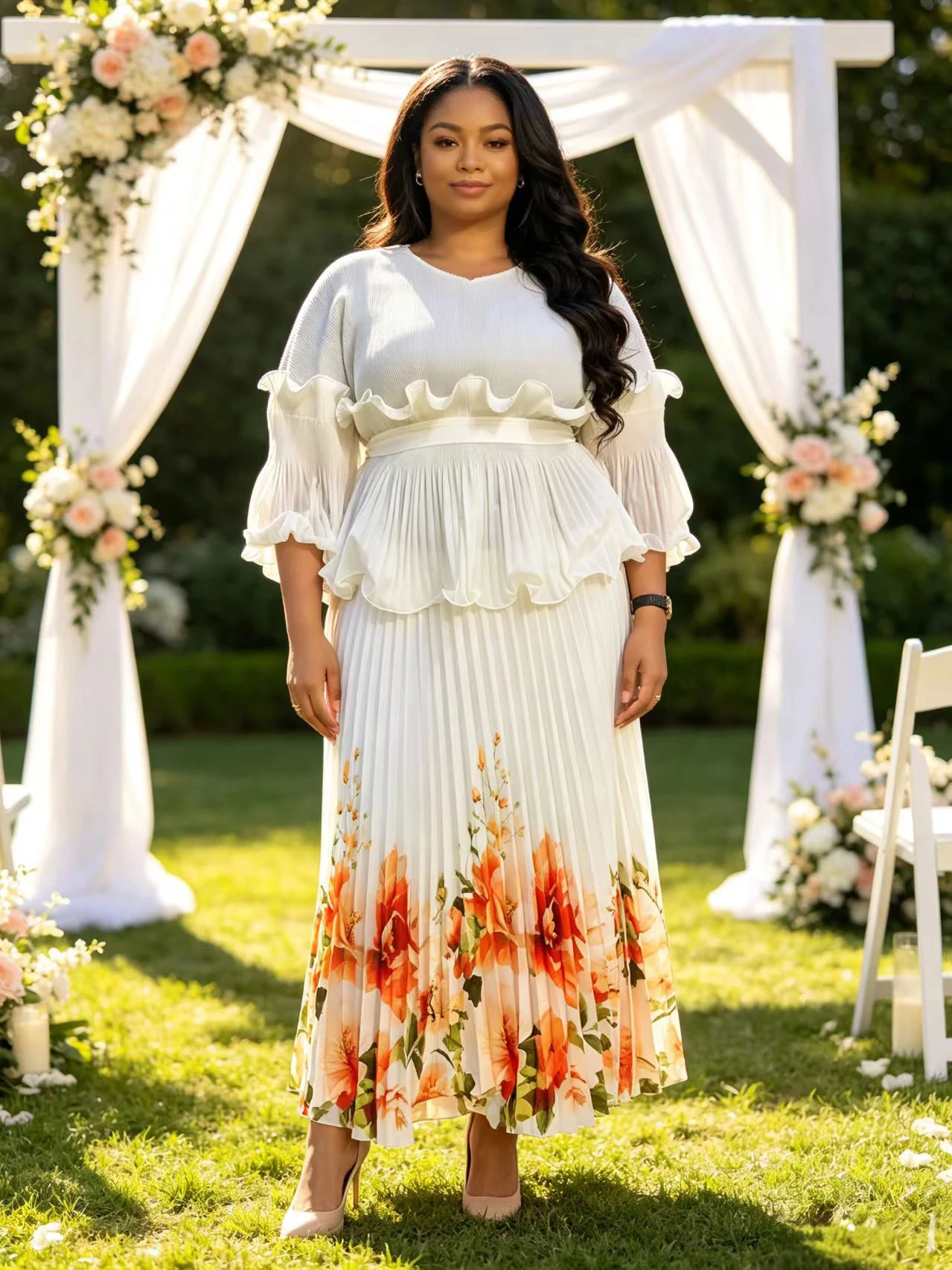 Miyake pleated african dresses for woman wedding fashion nigerian traditional outfit dashiki robe africaine,evening dress