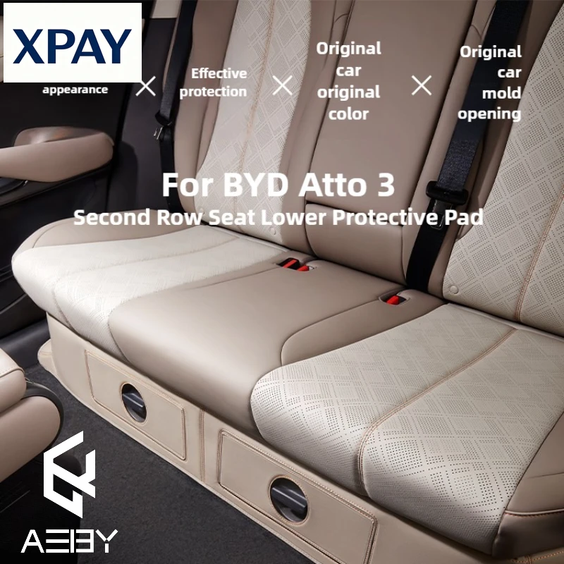 New Car For BYD Atto 3 Smart Driving Edition 2022-2025 Second Row Seat Lower Protective Pad PAnti-kick And Antifouling Car Inter