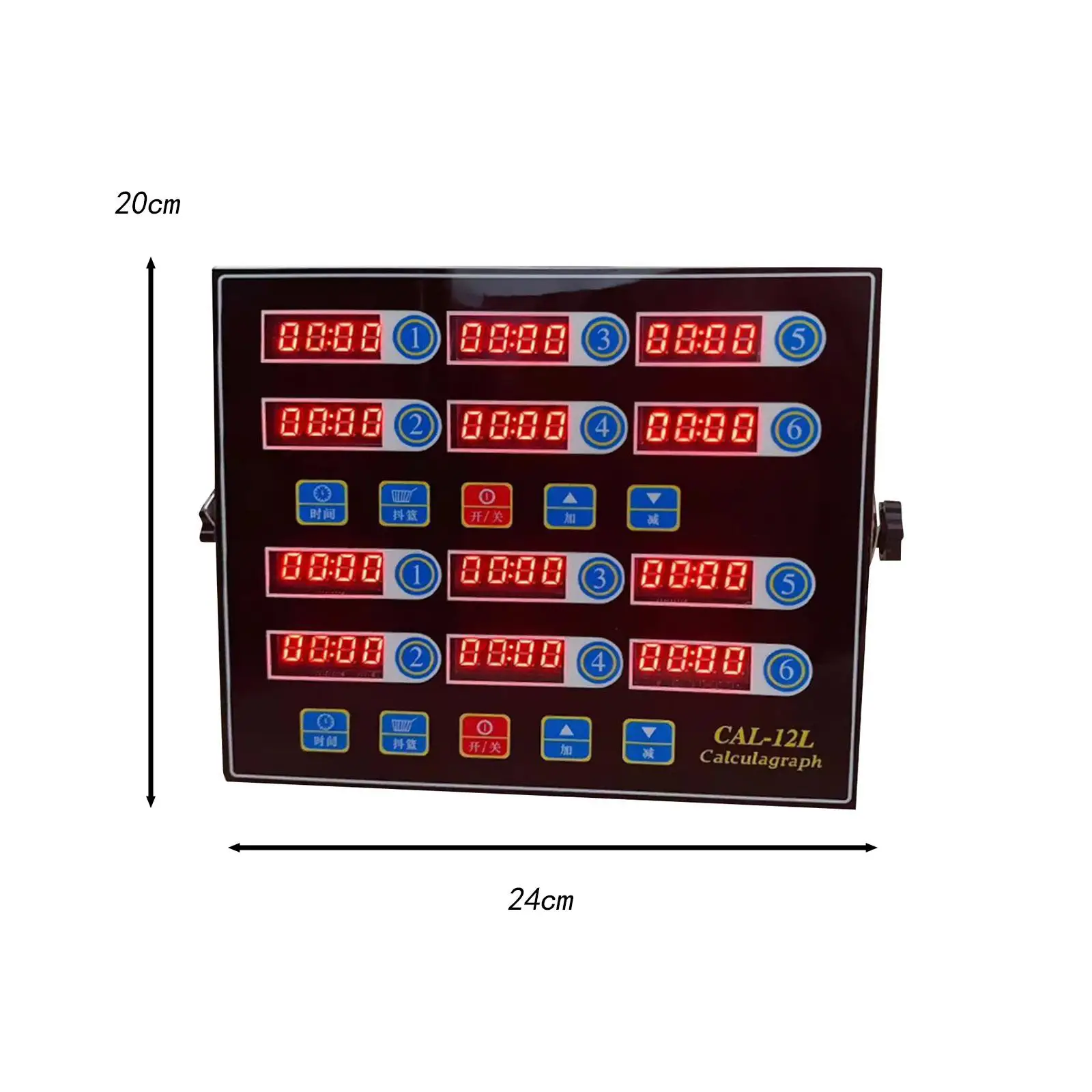 Commercial Kitchen Timer 12 Channels Digital Cooking Timer with Loud Alarm for Restaurant Commercial Kitchen Home Baking