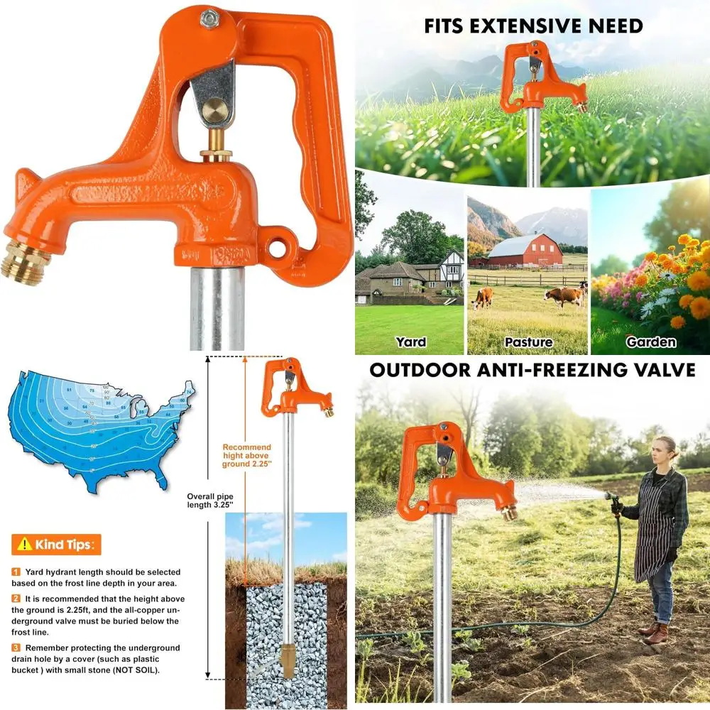 

Thaw-Resistant Outdoor Tap: Weather-Tough Yard Faucet Head