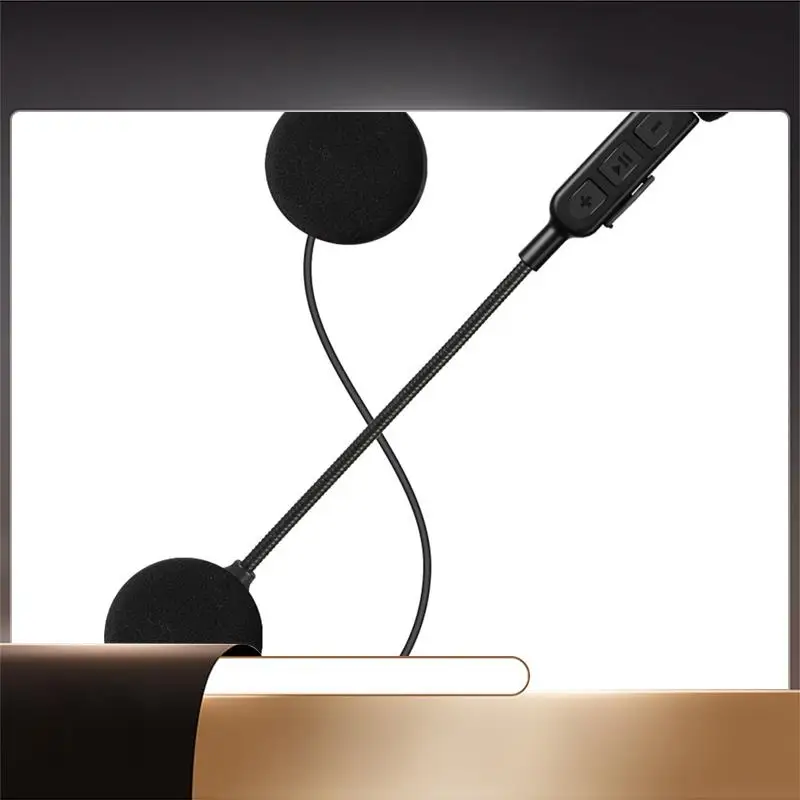 

Гарнитура для мотоциклетного шлема Bluetooth 5,3, беспроводные стереонаушники, громкая связь, MP3-плеер для езды-X64A