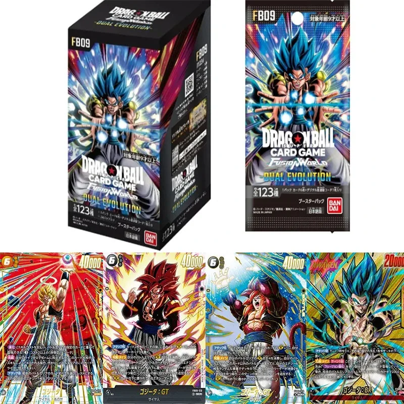 

Оригинальный дополнительный набор коллекционных карточек Bandai Dragon Ball Super FB09 DUAL EVOLUTION, игрушки, подарки