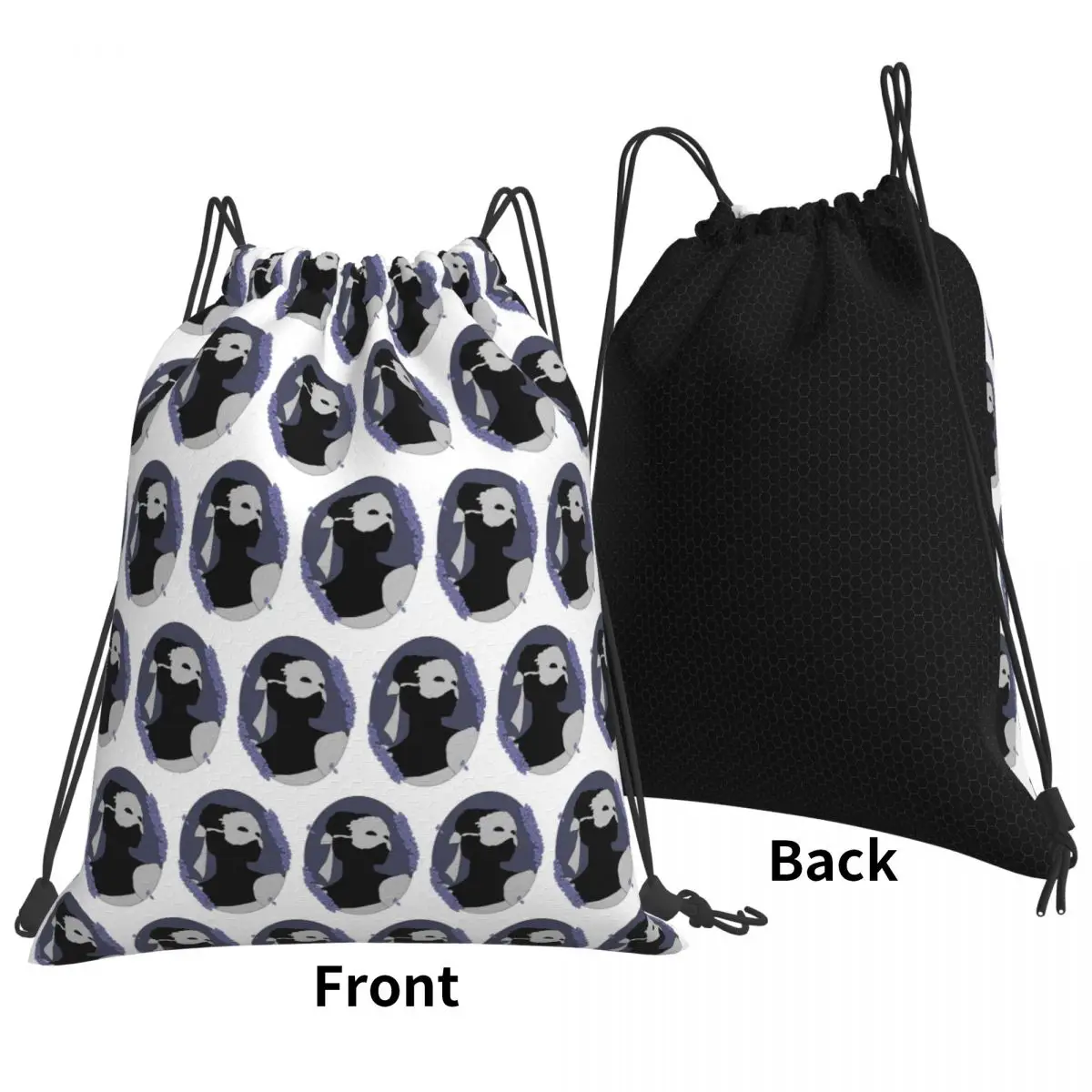 Shadow Of A Secret Ball Backpacks Casual Drawstring Bags Sports Bag Book Bags for Man Woman Students